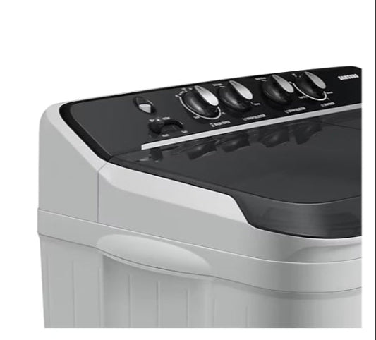 Samsung 10.5 Kg 5 Star Semi-Automatic Top Load Washing Machine (WT10C4260GG/TL, Light Gray)