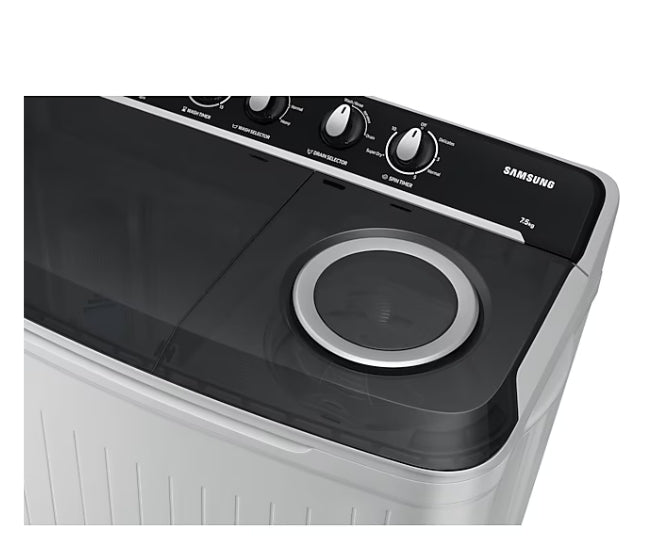 Samsung 10.5 Kg 5 Star Semi-Automatic Top Load Washing Machine (WT10C4260GG/TL, Light Gray)