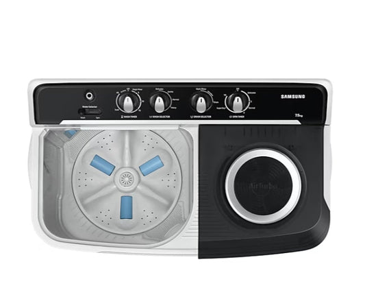 Samsung 10.5 Kg 5 Star Semi-Automatic Top Load Washing Machine (WT10C4260GG/TL, Light Gray)
