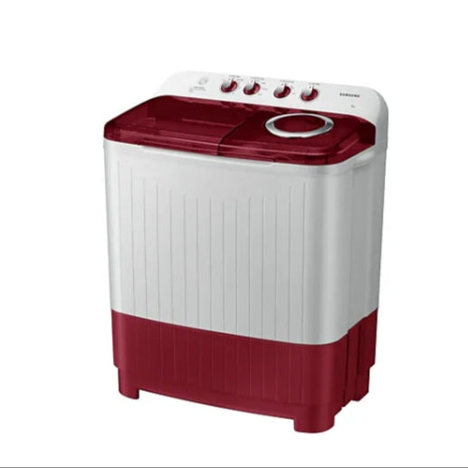Samsung WT80C4000RR/TL – 8 Kg 5-Star Top Load Semi-Automatic Washer (Wine Red Lid)