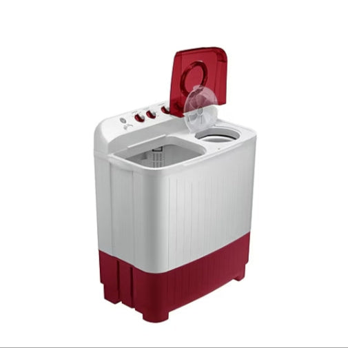 Samsung WT80C4000RR/TL – 8 Kg 5-Star Top Load Semi-Automatic Washer (Wine Red Lid)