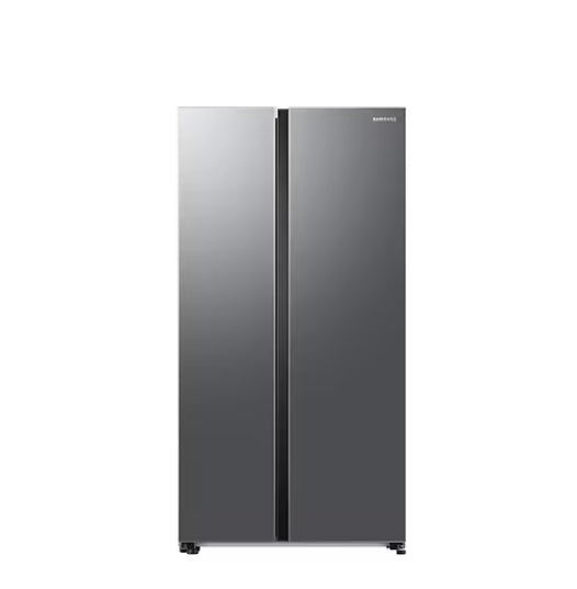Samsung 653L Side-by-Side Refrigerator – RS76CG80X0S9, Inverter, 5-in-1 Convertible, Refined Inox