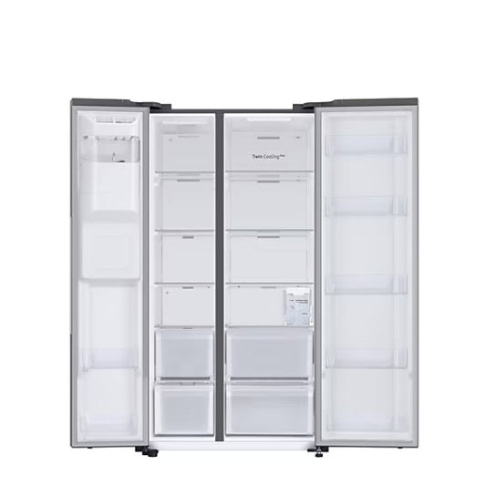 Samsung 633L 3 Star Convertible 5-in-1 Side-by-Side Refrigerator with Digital Inverter Compressor, Wi-Fi Embedded (RS78CG8543SL)