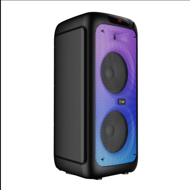 boAt PartyPal 400 – 160W Portable Bluetooth Party Speaker with Flame LEDs, Dual Mic & Guitar Inputs, EQ Modes, and TWS Support