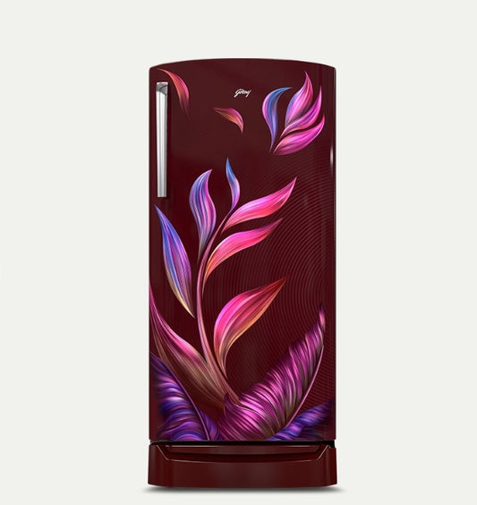 Godrej Edge Marvel 184L 3-Star Single Door Refrigerator (RD EMARVEL 207C TDF FU WN) – Fusion Wine