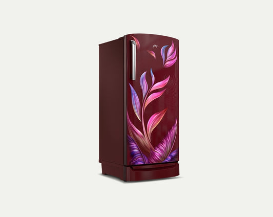 Godrej Edge Marvel 184L 3-Star Single Door Refrigerator (RD EMARVEL 207C TDF FU WN) – Fusion Wine