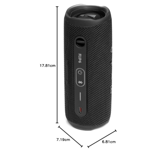 JBL Flip 6 Bluetooth Speaker – Black - Mazo Hub