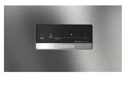Bosch CTN27S031I 243L 3-Star Frost-Free Double Door Refrigerator – VarioInverter, VitaFresh, Sparkly Steel