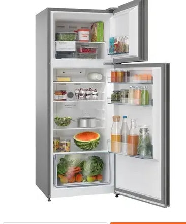 Bosch CTN27S031I 243L 3-Star Frost-Free Double Door Refrigerator – VarioInverter, VitaFresh, Sparkly Steel