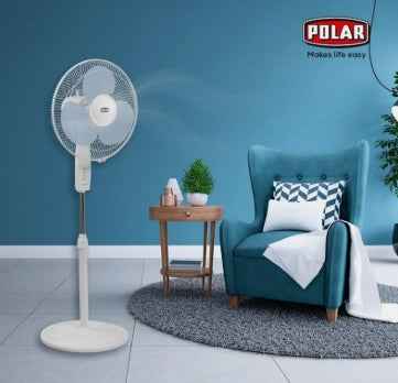 Polar Annexer-R Oscillating Pedestal Fan (400 mm Sweep, High Speed, Copper Motor)