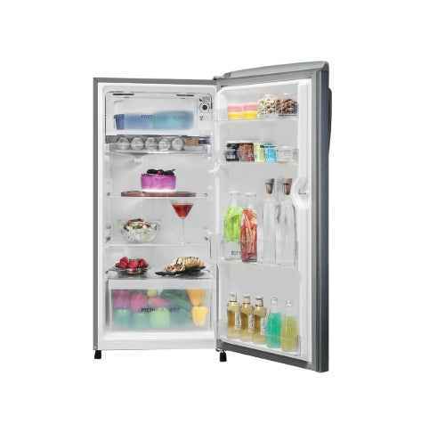 Haier 185 L 1-Star Direct Cool Single Door Refrigerator  Model: HRD-2061SMSA-N  Compact. Reliable Cooling. Modern Moon Silver Finish.
