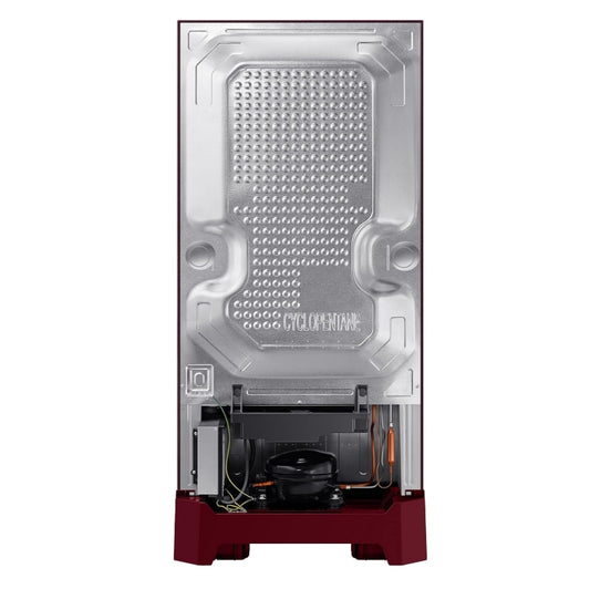 Samsung 189L 5 Star Inverter Direct-Cool Single Door Refrigerator Appliance (RR21C2H25RZ/HL,Midnight Blossom Red) Base Stand Drawer