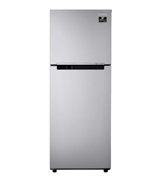 Samsung 236 L, 1 Star, Digital Inverter, Frost Free Double Door Refrigerator (RT28C3021GS/HL, Gray Silver)
