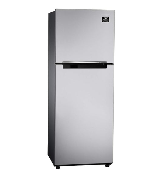 Samsung 236 L, 1 Star, Digital Inverter, Frost Free Double Door Refrigerator (RT28C3021GS/HL, Gray Silver)
