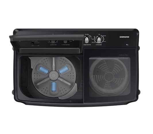 Samsung 8 5 Star Semi-Automatic Top Load Washing Machine Appliance (WT80B3560GB/TL,DARK GRAY)