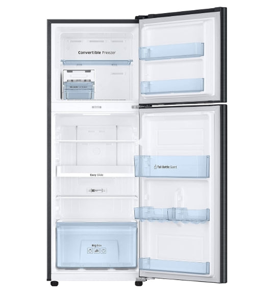 Samsung 236L 3 Star Convertible 3 In 1 Digital Inverter Frost-Free Double Door Refrigerator (RT28C3733BX/HL,Luxe Black)