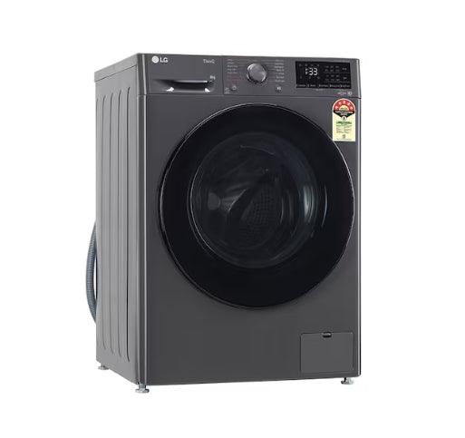 LG 8Kg Front Load Washing Machine, AI Direct Drive™, Middle Black, 5 Star |FHP1208A5M