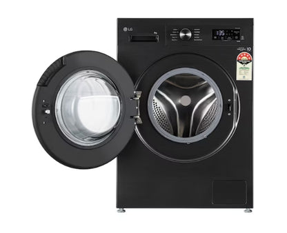 LG 9 Kg 5 Star Inverter Direct Drive™ Front Load Washing Machine  Platinum Black | Fully Automatic | Model: FHB1209Z4B