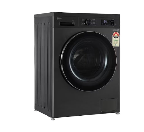 LG 9 Kg 5 Star Inverter Direct Drive™ Front Load Washing Machine  Platinum Black | Fully Automatic | Model: FHB1209Z4B