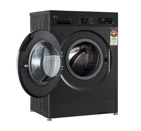 LG 9 Kg 5 Star Inverter Direct Drive™ Front Load Washing Machine  Platinum Black | Fully Automatic | Model: FHB1209Z4B