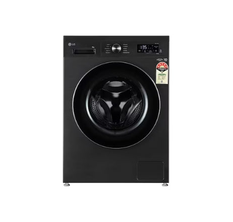 LG 9 Kg 5 Star Inverter Direct Drive™ Front Load Washing Machine  Platinum Black | Fully Automatic | Model: FHB1209Z4B
