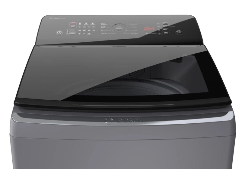 Bosch Series 2 Fully Automatic Top Load Washing Machine  Model: WOE802D7IN | 8 kg Capacity | 680 rpm | Dark Grey Finish