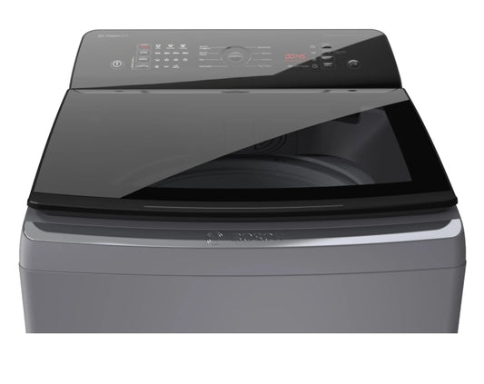 Bosch Series 2 Fully Automatic Top Load Washing Machine  Model: WOE802D7IN | 8 kg Capacity | 680 rpm | Dark Grey Finish