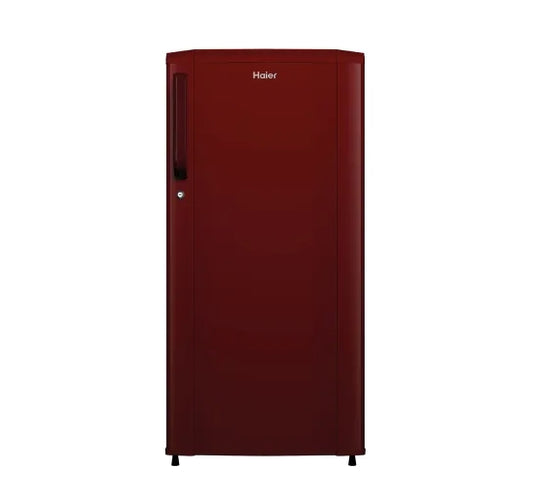 Haier 165 L 1 Star Direct Cool Single Door Refrigerator  Model: HRD-1851BBR-P | Colour: Red Mono