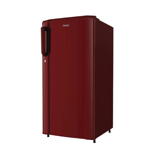 Haier 165 L 1 Star Direct Cool Single Door Refrigerator  Model: HRD-1851BBR-P | Colour: Red Mono
