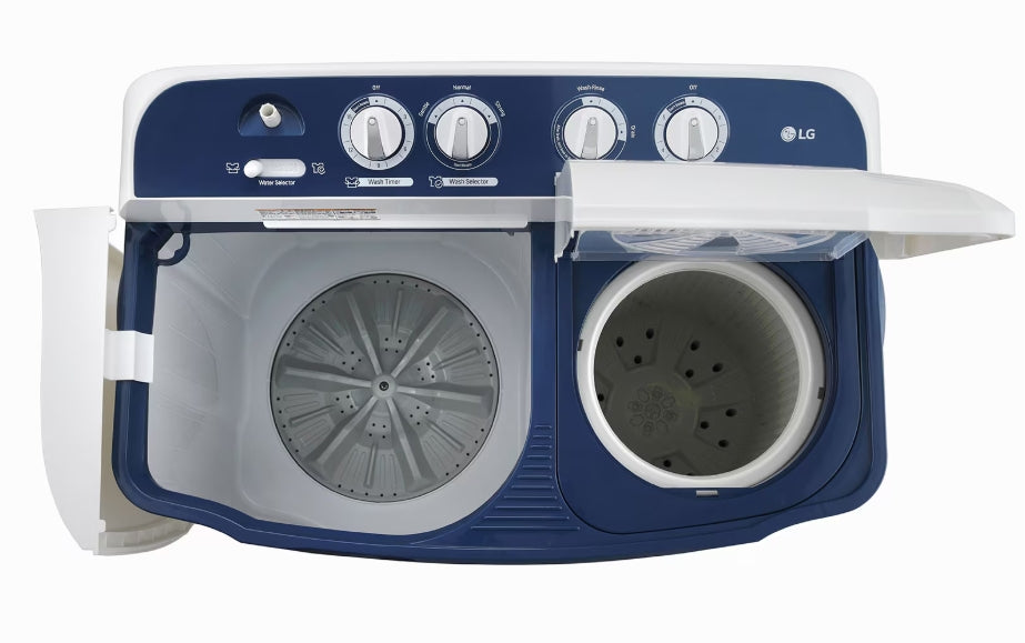 LG P7510RBAZ 7.5 kg Semi-Automatic Top-Load Washing Machine