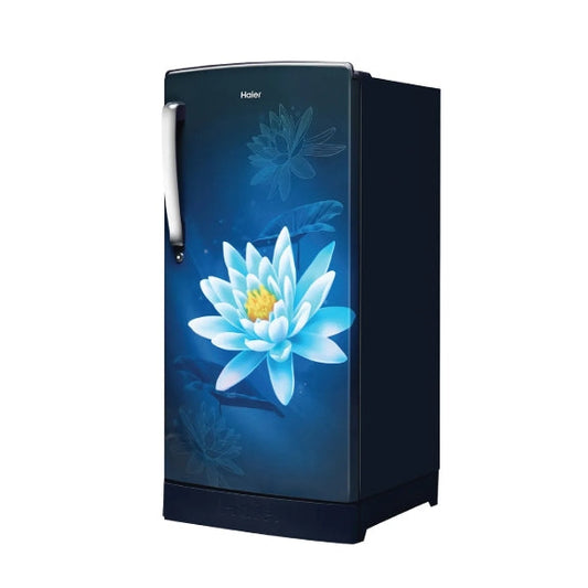 Haier HRD‑1962PBL‑N 175 L Direct Cool Single‑Door Refrigerator – Blue Lotus