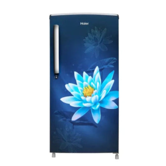 Haier 190L Single Door Refrigerator (HRD-1962CBL-N, Blue)