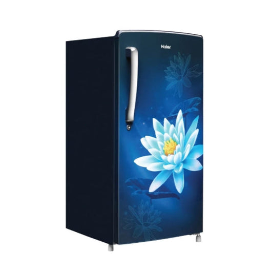 Haier 190L Single Door Refrigerator (HRD-1962CBL-N, Blue)