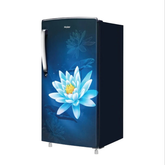 Haier 190L Single Door Refrigerator (HRD-1962CBL-N, Blue)