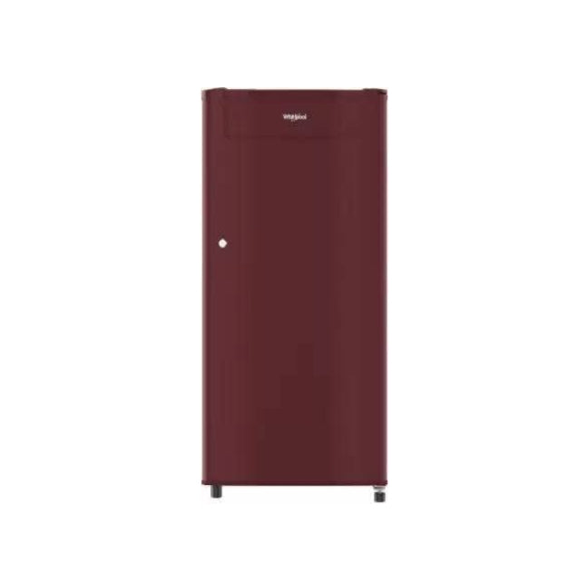 Whirlpool 185L 1-Star Single Door Refrigerator (Solid Wine, Model: 72492)
