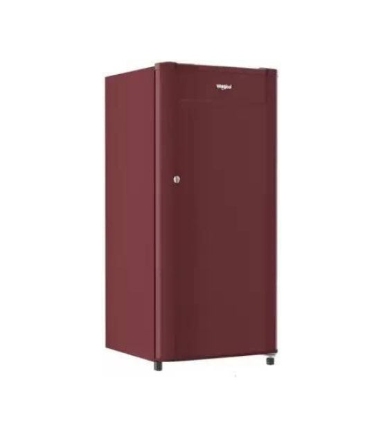 Whirlpool 185L 1-Star Single Door Refrigerator (Solid Wine, Model: 72492)