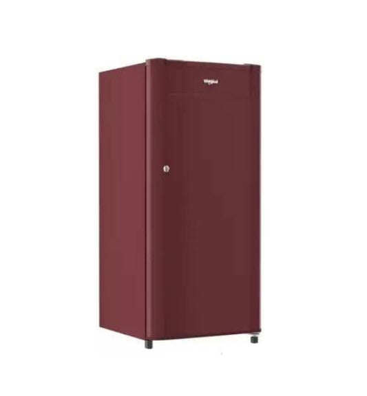 Whirlpool 185L 1-Star Single Door Refrigerator (Solid Wine, Model: 72492)