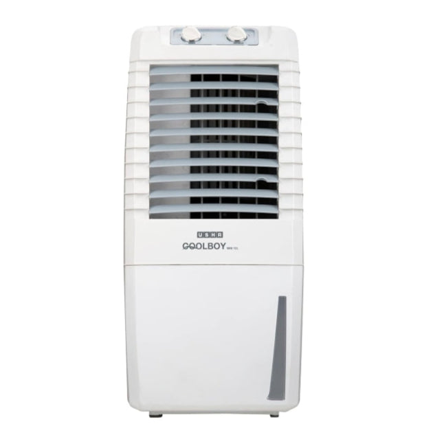 USHA Cool Boy Mini 12 Litres Personal Cooler with HoneyComb Pads (White)