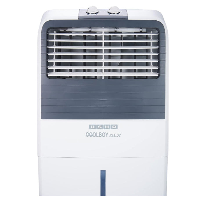 USHA Coolboy Deluxe 22L Tower Air Cooler – White & Grey