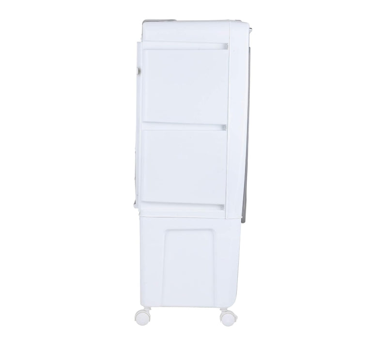 USHA Aerostyle 25L Tower Air Cooler – White & Black (Manual Control)