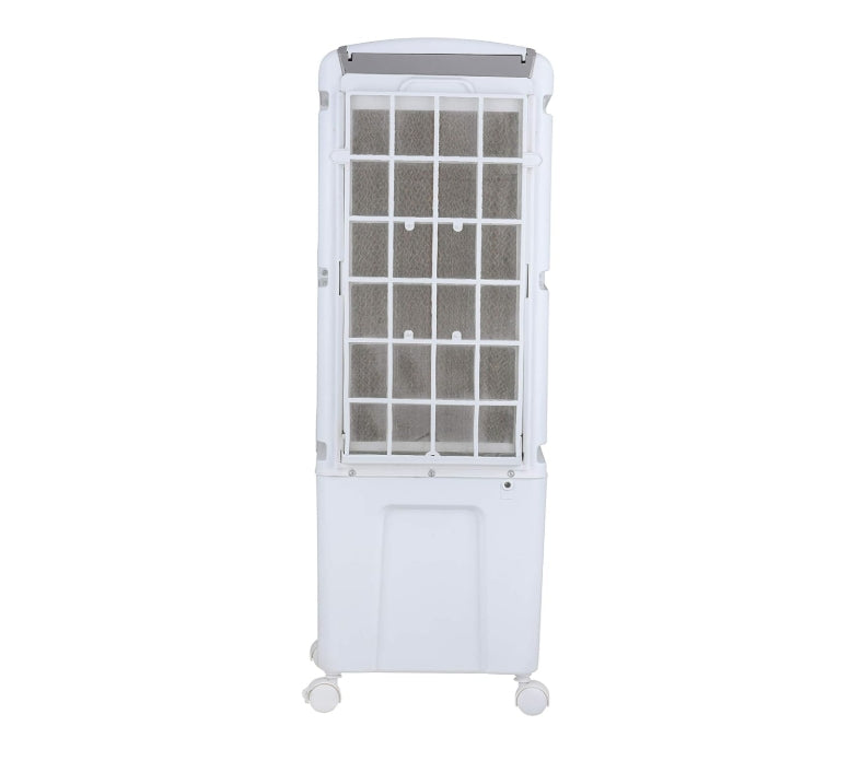 USHA Aerostyle 25L Tower Air Cooler – White & Black (Manual Control)