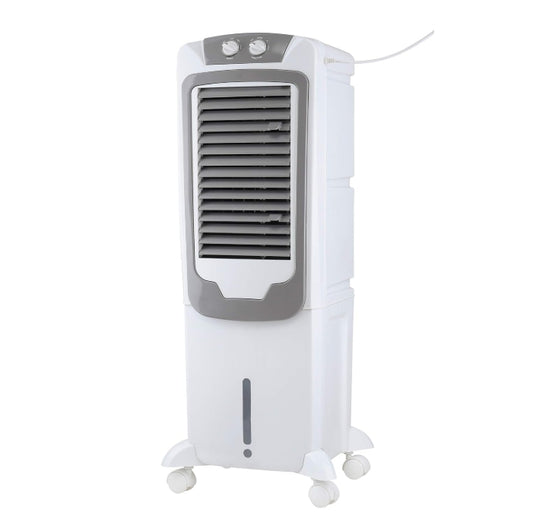 USHA Aerostyle 35L Tower Air Cooler – White & Black (Manual Control)