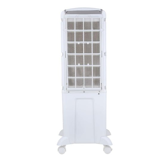 USHA Aerostyle 35L Tower Air Cooler – White & Black (Manual Control)