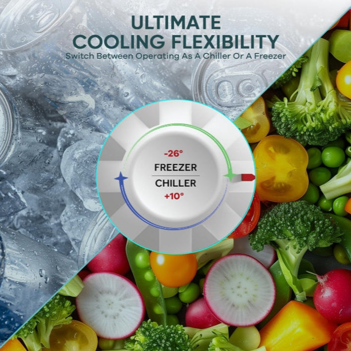 Haier HFC-145SM5, 5 Star Rating Single Door Convertible Deep Freezer