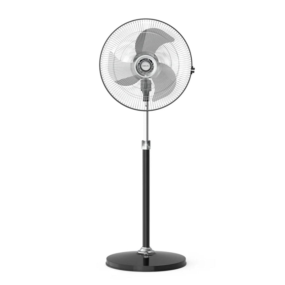 Hurricane 450mm Black & Chrome Pedestal Fan