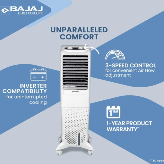 Bajaj TMH35 Tower Air Cooler with DuraMarine Pump