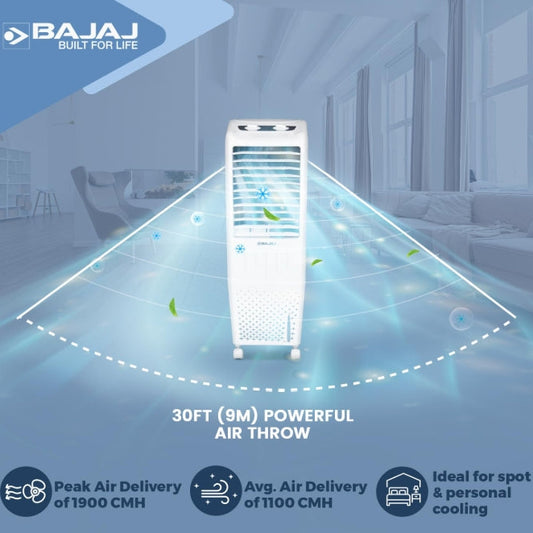 Bajaj TMH35 Tower Air Cooler with DuraMarine Pump