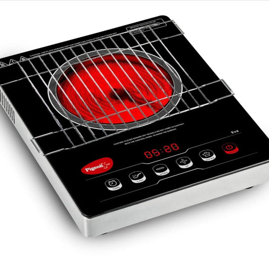 Pigeon Eva Infrared Cooktop 2000 Watts Black