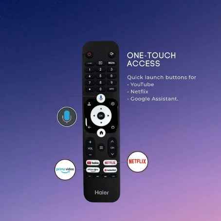 Haier 32 Inch HD Ready Smart Google TV H32K82FX with Dolby Audio