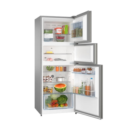 Bosch CMC33S03GI Series 6 332 L Top-Freezer Refrigerator (Shiny Silver / Inox Finish)